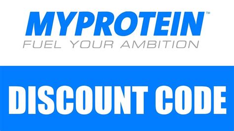 myprotein uk discount code.